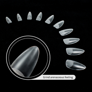 Suministros para <span class=keywords><strong>Uñas</strong></span>, 500 <span class=keywords><strong>Uñas</strong></span> Acrílicas Mate Extendidas, <span class=keywords><strong>Uñas</strong></span> Postizas <span class=keywords><strong>Cortas</strong></span> Transparentes Francesas, Puntas de <span class=keywords><strong>Uñas</strong></span> de Gel Suave - Product Image 6