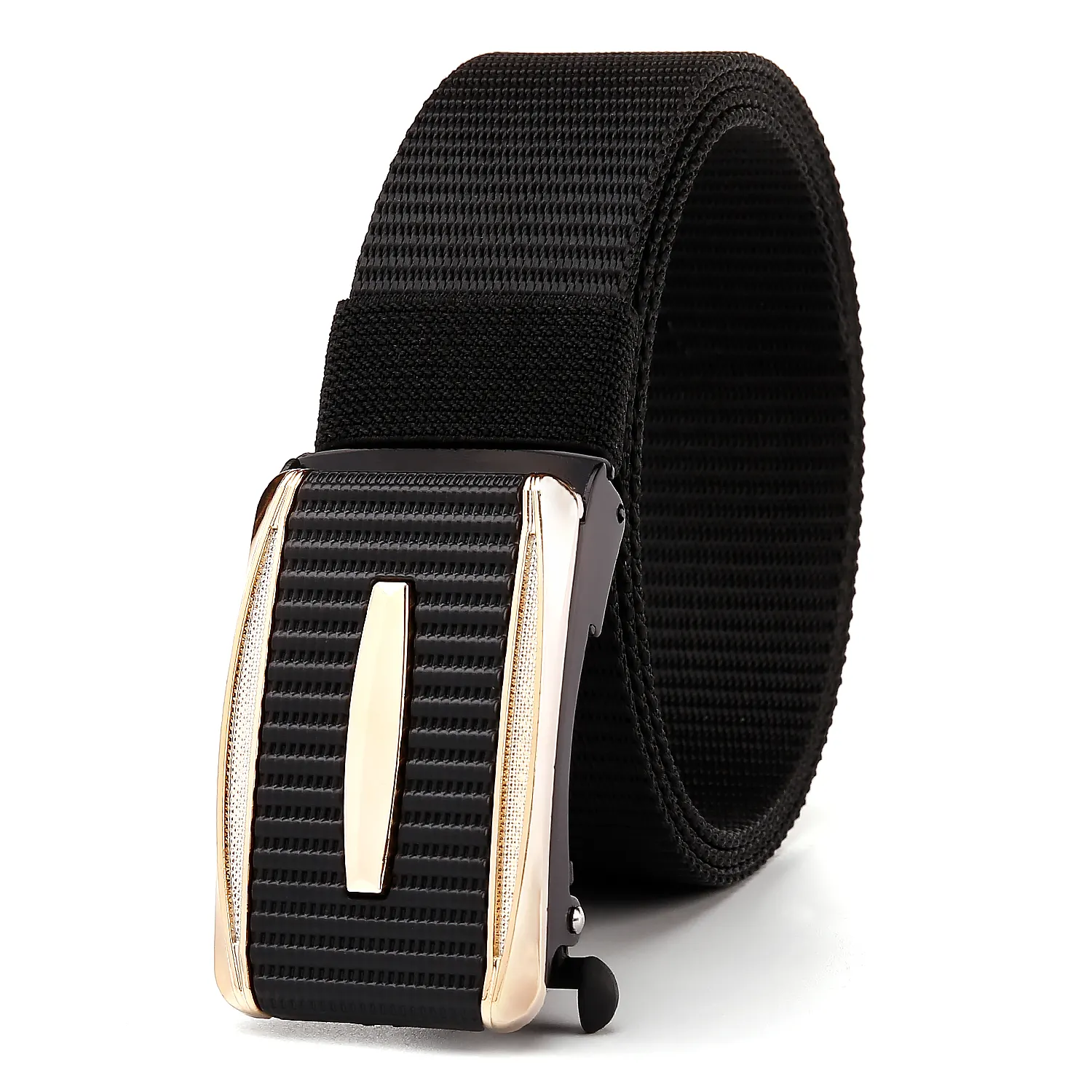 Custom High Quality canvas Strap Automatic Buckle Nylon Belt Male Tactical Waist Belt Men Canvas Fabric Belts