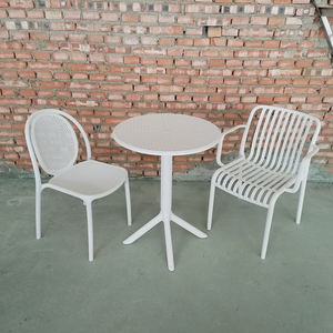 Bắc Âu khách sạn hiện đại cánh tay ghế ăn bàn Polypropylene phổ biến nhựa bán buôn mẫu miễn phí cho nhà Thanh căn hộ sử dụng - Product Image 4