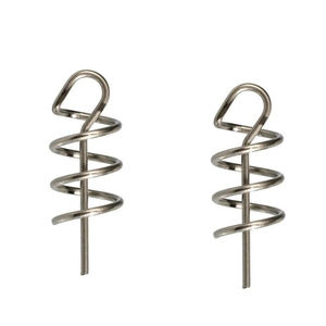 ขึ้นรูปโลหะแบบกำหนดเอง ลวดสแตนเลส 304/316 แบบ Twistlock พร้อมสปริงล็อคกลางสำหรับเหยื่อพลาสติกนิ่ม - Product Image 3