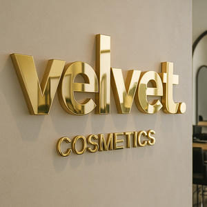 Plaque de <span class=keywords><strong>porte</strong></span> personnalisée en métal 3D Lettre en acier inoxydable doré Plaque de nom de <span class=keywords><strong>porte</strong></span> d'appartement Autocollant mural en acrylique doré miroir 3D - Product Image 5