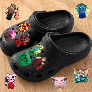 อุปกรณ์ตกแต่งรองเท้า DIY ขายส่ง ชาร์มรองเท้า พีวีซี ยางนิ่ม วัสดุตกแต่งแบบกำหนดเองได้ ของตกแต่งรองเท้าโรบ็อกซ์ - Product Image 3