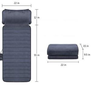 Yüksek kaliteli yastık titreşimli Shiatsu araba masaj ürün geri masaj yatak koltuk minderi - Product Image 3