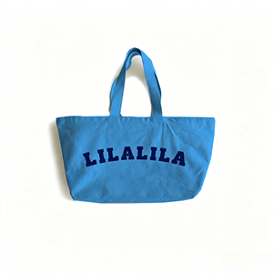 Bolsa de Lona Verde con Logotipo Personalizado, Bolsa de Compras de Algodón con Estampado de Letras de Gran Capacidad para Deportes, Gimnasio y Viajes - Product Image 5