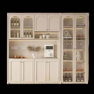 Armoire de rangement pour vin et vaisselle de restaurant, style français. Armoire latérale pour salle à manger, restaurant, armoire latérale pour salle à manger - Product Image 1