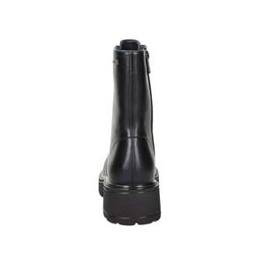 Bottines pour filles 4Us Paciotti 4BX119 en cuir noir à lacets style plateforme - Product Image 3