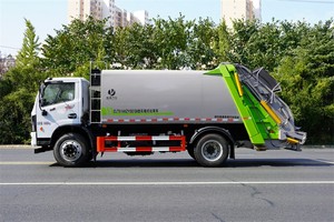 Camion de ramassage des déchets Dongfeng 4X2 6/10m³ de qualité supérieure pour l'élimination des déchets industriels et les projets environnementaux - Product Image 3
