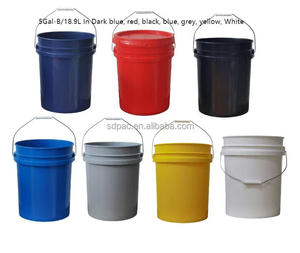 食品保存容器カクテルラムバケツ蓋付き5ガロンプラスチック製ペールアイスクリーム飲み物用冷凍庫 - Product Image 3