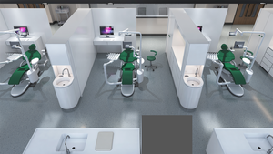 Unidad de Gabinete Dental Modular Integrada Moderna con Acabado Blanco de Grado Médico para Consultorio de Estomatología - Product Image 2