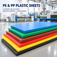 Feuille de plastique WLT PP PE 3-40 mm 1300*2000 mm, résistante à la corrosion, lisse, mate, multicolores, pour usage industriel