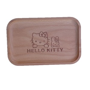 Bandeja Cuadrada de Madera de Haya de 18-18.9 cm, Color Sólido, Estilo Simple, Accesorio para Fotografía de Alimentos, Logotipo Personalizable, Regalo para Adultos - Product Image 4