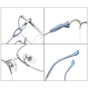 جودة عالية علامة تجارية فاخرة عدسة عين Lunettes De Luxe لوحة نظارات التيتانيوم الخالص نظارات النساء إطارات بصرية للفتيات - Product Image 3