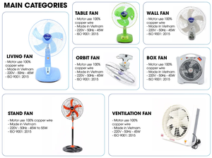 OEM 16-18 Inch Electric Table <b>Fan</b> Vietnam-Made Mechanical Cooling <b>Box</b> Hot Selling for Household & Hotel Use in Asia Middle East - Product Image 5