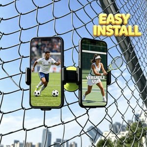 Soporte universal para teléfono para valla de alambre, soporte para deportes al aire libre, diseño duradero, fácil instalación - Product Image 4