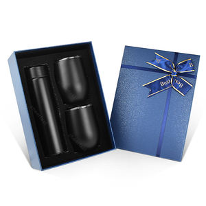 Promociones perfectas Kit de <span class=keywords><strong>regalo</strong></span> de fiesta de cumpleaños de Navidad Juego de <span class=keywords><strong>regalo</strong></span> de boda Botella termos de doble pared con juego de vaso de vino de 12 oz - Product Image 3