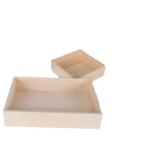 Wooden open-top <b>storage</b> <b>box</b>, solid wood, multi-size desktop organizer, multi-purpose <b>document</b> and jewelry collection <b>box</b> - Product Image 2