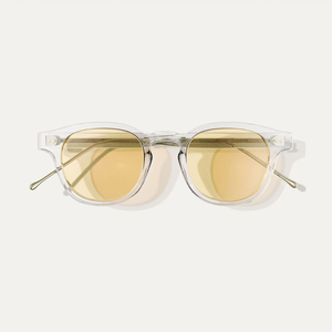 Occhiali da sole rotondi polarizzati Vintage di alta qualità Logo personalizzato di lusso Designer di moda occhiali da sole in acetato per uomo e donna - Product Image 4