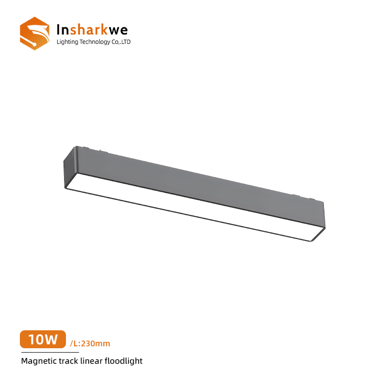 Black Linear Flood Light 10W