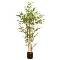 Grand arbre en bambou artificiel avec pots, plantes artificielles en bambou réalistes pour la décoration intérieure du salon