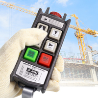 Télécommande sans fil mini 4 boutons double vitesse, radiocommande pour grue, télécommandes industrielles - Meilleures ventes