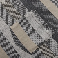T-shirt décontracté uni pour homme en laine mérinos à col montant et manches courtes avec poche poitrine 180-360GSM Écologique Anti-plis