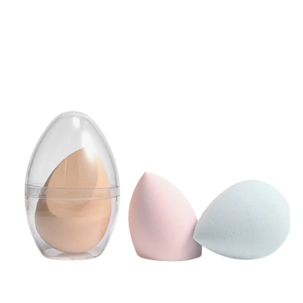 Super weiche Schönheit Make-up Schwamm Ei Kosmetik Mixer Verpackungs box LOW MOQ Kunden spezifische kosmetische Puff