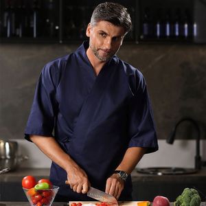 Wholesale Breathable Reflective Waterproof Polyester/Cotton Unisex <b>Chef</b> Uniforms for Restaurant Use Custom Design Work <b>Jacket</b> - Product Image 1