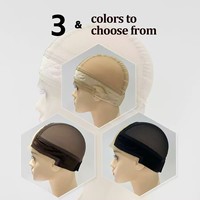 Accessoires de tissage en maille dôme ventilée pour la fabrication de perruques en cheveux humains Outils d'extension de perruques Capuchons de perruque en dentelle en U