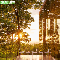 CLEARVIEW Véranda Moderne Autoportante en Forme de Triangle avec Verre Trempé pour Jardin d'Hiver, Utilisation Extérieure, Fêtes, Mariages, Chambre à Coucher