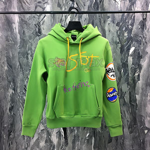 Sweat à capuche thermique à manches courtes de luxe Hearts Ch, de haute qualité, imprimé sur le devant, tricoté, 100% coton, style streetwear, personnalisé - Product Image 1