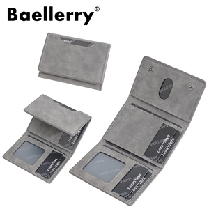 2025 nuovo stile da uomo sottile <span class=keywords><strong>porta</strong></span> carte con più slot per carte opache materiale per giovani da uomo triplice custodia per schede minimaliste - Product Image 6