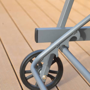 Chaise longue <span class=keywords><strong>de</strong></span> plage empilable, chaise longue <span class=keywords><strong>de</strong></span> <span class=keywords><strong>bord</strong></span> <span class=keywords><strong>de</strong></span> piscine, chaise longue <span class=keywords><strong>de</strong></span> jardin avec roulettes - Product Image 5