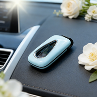 Diffuseur de parfum moderne pour voiture, clip dissimulé pour pare-soleil - Matériau plastique, évaporation naturelle, désodorisant longue durée, purification