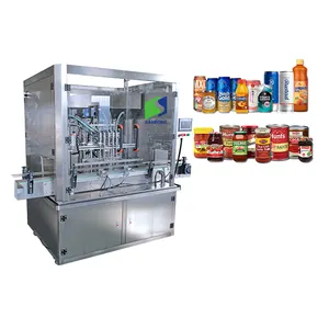 Automatic jar filling machine honey filler juice bottling machine production system