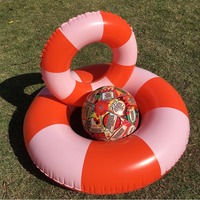 Flotteur de piscine personnalisé OEM, anneau de natation gonflable en PVC pour bébé, Tube pour enfant, anneau de natation gonflable pour adulte, 18P gratuit, 2023