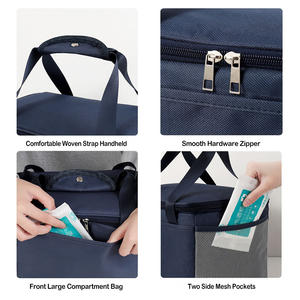 Sac à lunch isotherme personnalisé avec logo IDEA GIFT, sacs thermiques imperméables en Oxford, sacs thermiques en aluminium pour la livraison de nourriture avec logo - Product Image 5