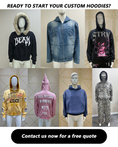 Personalisierter Logo-Winterhoodie aus 600 g/m² French Terry Baumwolle mit Sticklogo, Boxy Fit Schwergewicht Hoodie für Herren Streetwear - Product Image 6