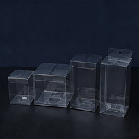 Boîtes en PET recyclables à faible MOQ, petites boîtes de rangement en PVC transparent, boîtes en plastique transparentes pour bijoux, cadeaux de mariage, cosmétiques