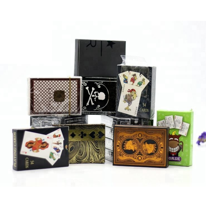 Качественные игральные карты для казино на заказ, оптовая продажа, игровые карты с золотым краем, производитель черных игральных карт