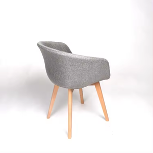 Cojín moderno de terciopelo para silla, mueble apilable de cuero metálico para comedor, hogar, oficina, banquete, boda, restaurante, <span class=keywords><strong>apartamento</strong></span> - Product Image 2