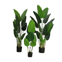 Articles Décoratifs Très Demandés : Plante Artificielle Verte Faux Palmier du Voyageur pour Arrangements Floraux, Décoration d'Événements, Fêtes et Mariages