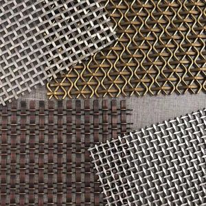 Maille métallique décorative, magnifique écran de séparation en tissage uni, panneaux métalliques architecturaux - Product Image 3