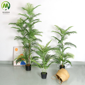 ต้นปาล์มอะรีกาเทียมเสมือนจริงรุ่นใหม่ล่าสุด ต้นไม้ประดิษฐ์<span class=keywords><strong>สี</strong></span>เขียวสำหรับตกแต่งภายในบ้าน เหมาะสำหรับเทศกาลคริสต์มาสและปีใหม่ ต้นบอนไซ - Product Image 3