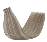 Extensions de cheveux humains vierges russes de qualité supérieure, cuticules alignées, lisses comme des baguettes, double épaisseur, tissage Genius Weft