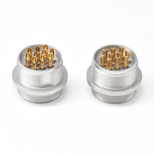 Conector Hermético Personalizado 19M-10A Tipo Soldadura 10 Pines Sellado con Vidrio Contactos de Kovar de Alto Voltaje Conector Circular - Product Image 3