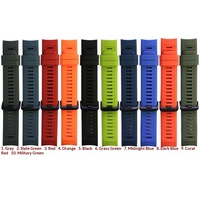 Correa de Silicona para Reloj Garmin Instinct 2, Ancho de 22 mm, Hebilla de Pin, Multicolor, Disponible en Fábrica