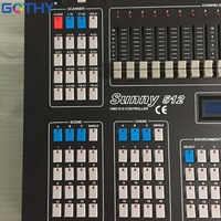 Consola de Iluminación Profesional para Escenarios Sunny 512 con Controlador DMX y 2 Años de Garantía