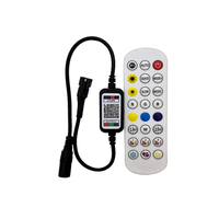 Contrôleur pour LED Neon Flex SPI WS2811 Pixel RGBIC adressable par téléphone et télécommande avec batterie