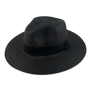 Vente en gros Chapeau de soleil unisexe pour femmes et hommes tendance Chapeaux de paille tendance pour la <span class=keywords><strong>plage</strong></span> Chapeau de groupe de jazz Chapeau de cow-boy Fedora Casquette de gangster - Product Image 5