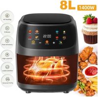 Four 10L 15L Rapports des consommateurs Meilleure grille chauffante sans huile Comme on le voit Silver crest Friteuse à air sans huile Freidora De Aire
